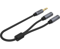 UNITEK Adapter Jack 3.5mm - 2x Jack 3.5mm Y-C956ABK - 326048 - zdjęcie 3